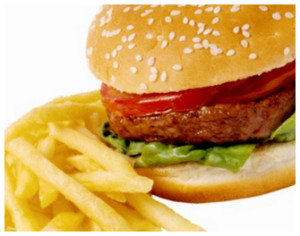 stop eating fast food to lose weight